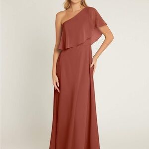 Azazie lizzy dress size A4 in auburn